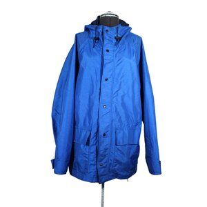 Golden Bear men's vintage hooded Gore-Tex zip front windbreaker rain jacket L‎